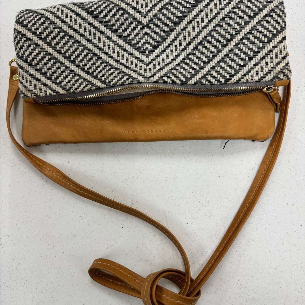 Black and Tan Crossbody Bag